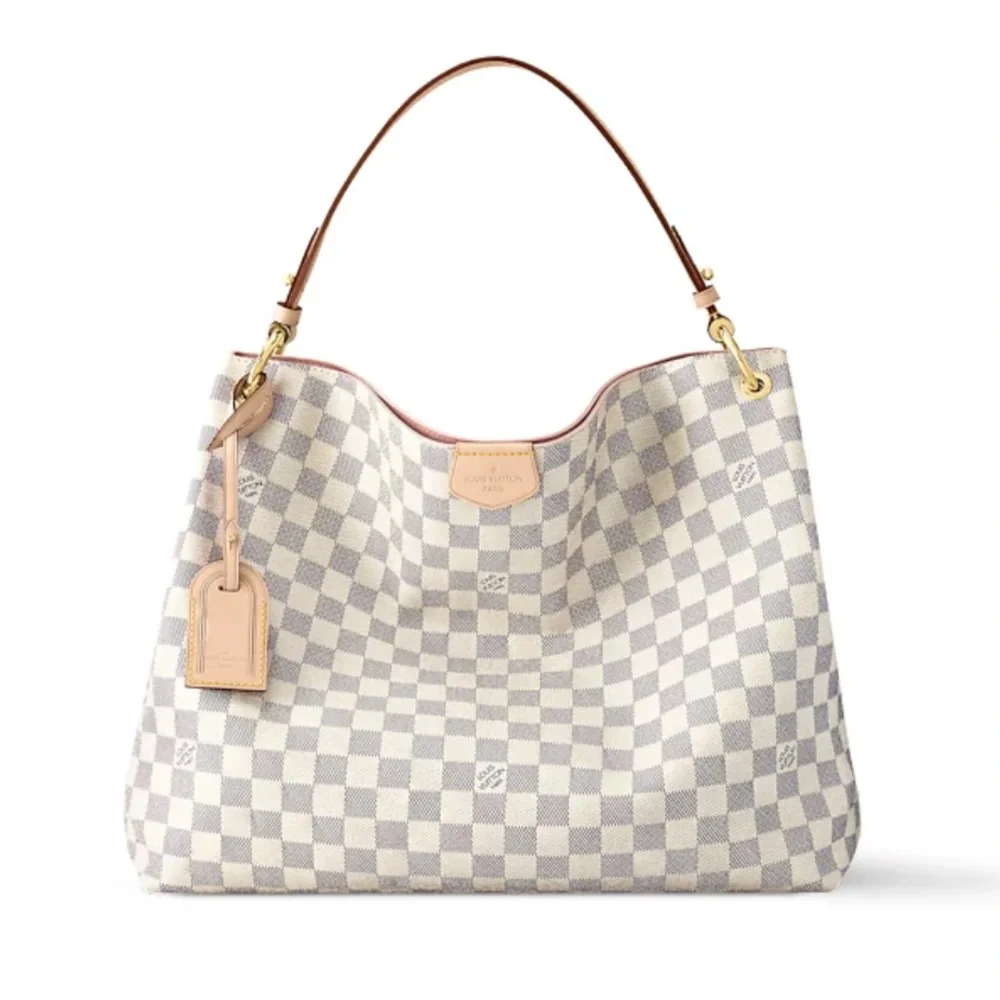 Louis Vuitton Damier Azur Canvas Bag & crossbody bag strap - Picture 2 of 15